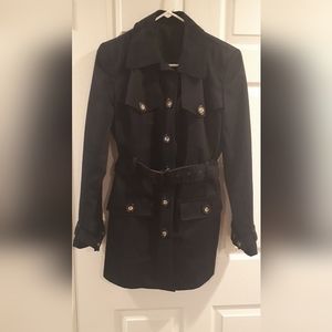 Navy Blue Trench Coat